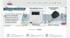 Desktop Screenshot of cemsrl.com.ar